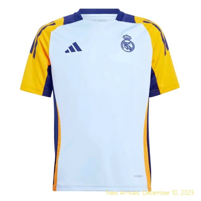 2024-2025 RM Real Madrid Training Top Grade Shirt (Glow Blue) - K 34