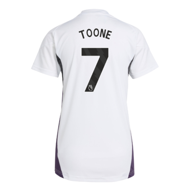 2025-2026 Man Utd Training Jersey (White) - Womens (Toone 7) - offi...
