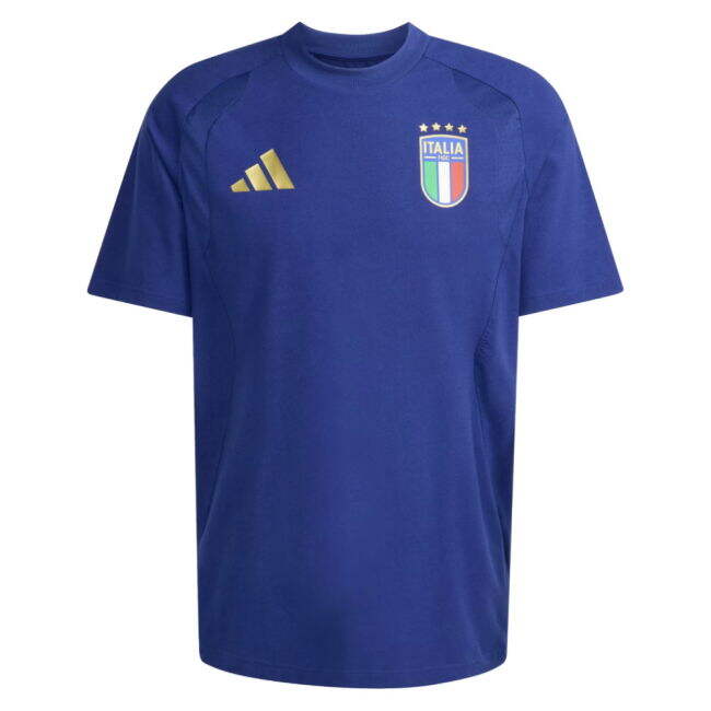 2026-2027 Italy Tiro Travel Tee (Blue) (Your Name)
