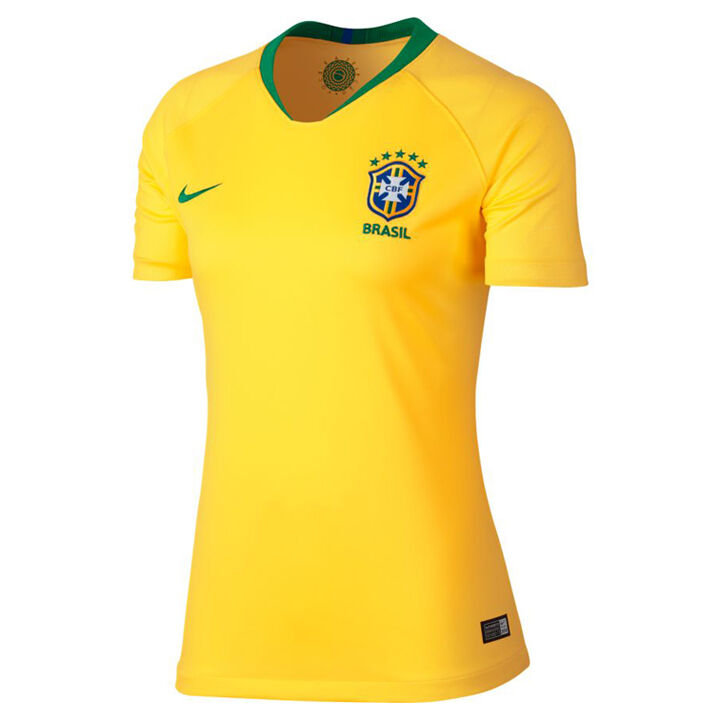 Nike Brazil Home Jersey - Durability Focused 18/19 great-deal Jersey