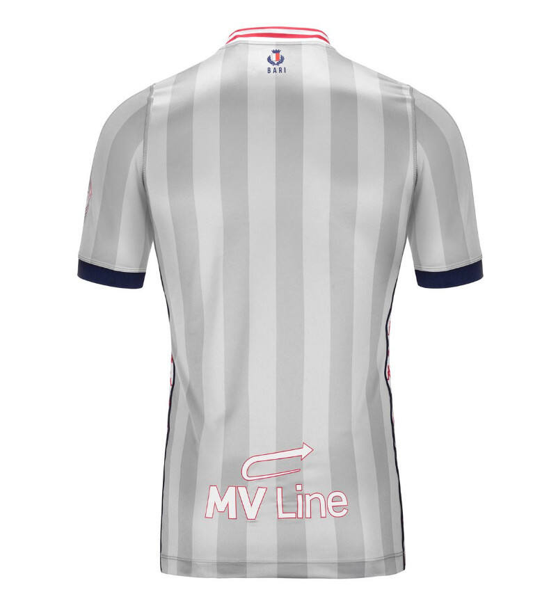 Licensed Premium Quality LC23 X SSC Bari 2425 Silver Shirt