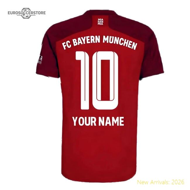 2021-2022 Bayern Munich Home Kit (your Name) - Affordable