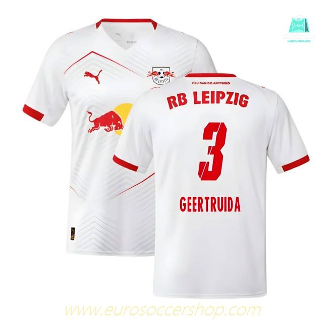 2025-2026 Red Bull Leipzig Home Shirt (Geertruida 3)