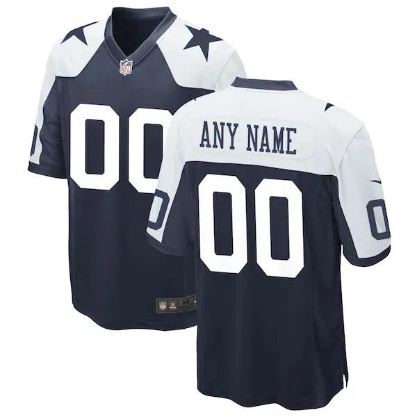 Top-Grade DAL Cowboys Game Jersey - Navy | NFL Fan Apparel | NFL Footb