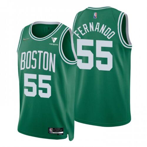 High-Quality BOS #55 Bruno Fernando 2021 75th NBA Swingman Jersey