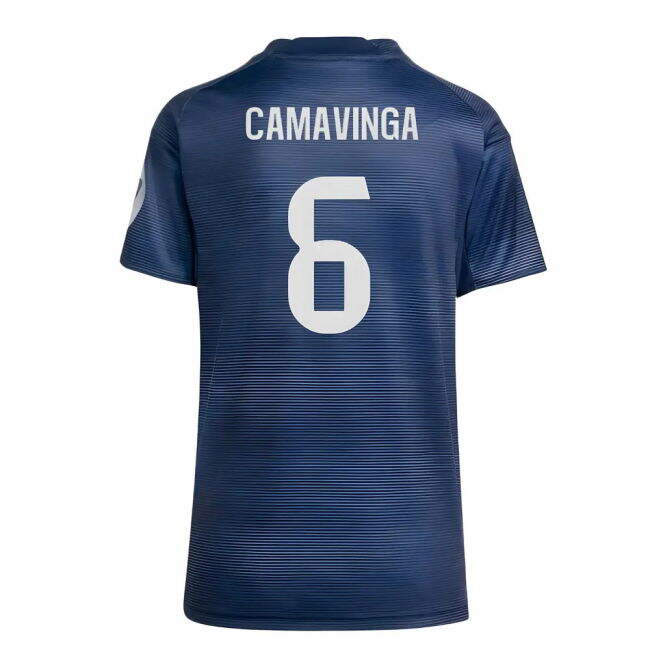 2025-2026 Real Madrid Authentic Away Shirt (Womens) (Camavinga 6)