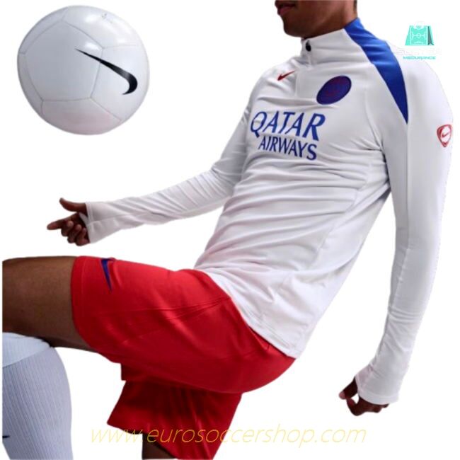 2025-2026 PSG Strike Dri-Fit Drill Top (White)