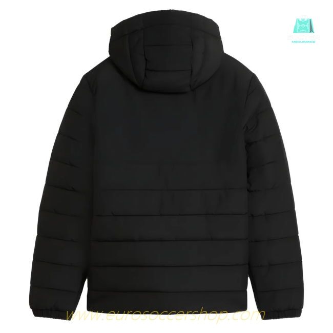 2025-2026 Man City Hooded Padded Coat (Black) - Kids