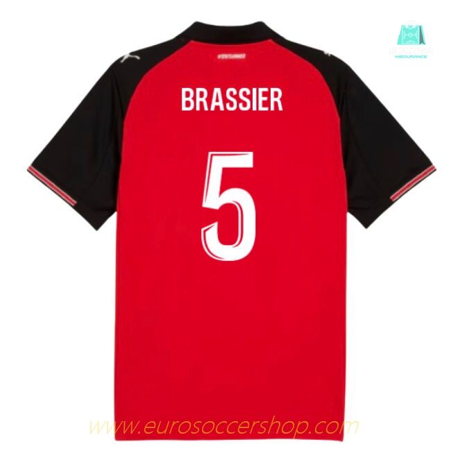 2025-2026 Stade Rennais Home Shirt (Brassier 5)