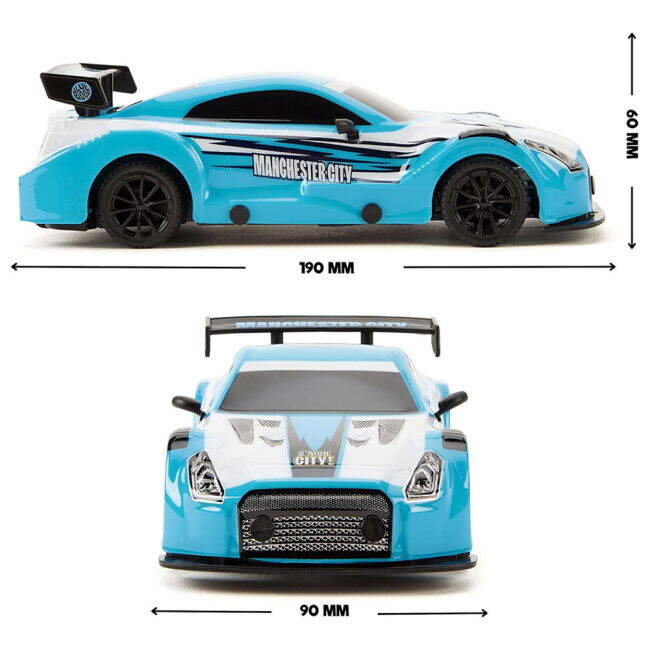 Manchester City FC Radio Control Sportscar 1:24 Scale - game day