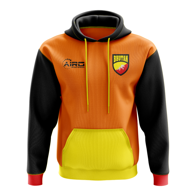 Limited-Edition Bhutan Concept Country Football Hoody (Orange)