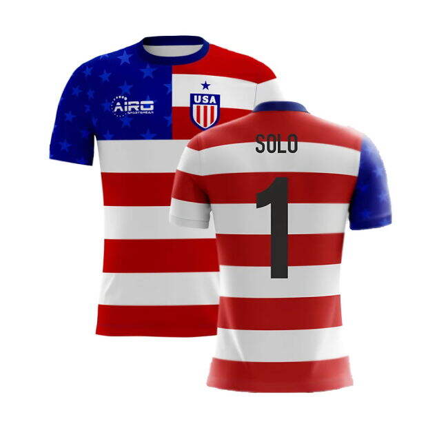 Solo 1 USA First Team High Performance Home Professional Jersey (Kids)