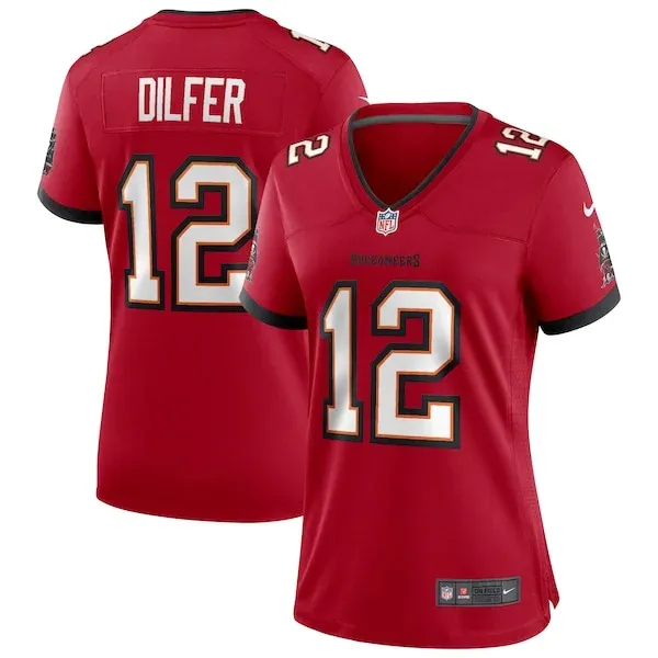 None Game NFL Jersey - Red | Elite Football Apparel | NFL Football