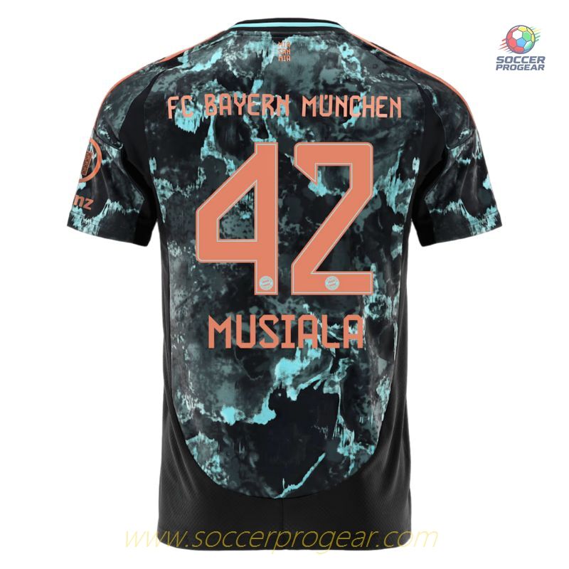 Bayern Munich Away Youth Jersey Set Soccer Team Shirt 2024/25 Collection Musiala