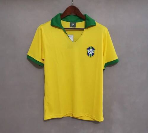 Modern 1957 Brazil Durable Jersey Retro - Seleção Brasileira