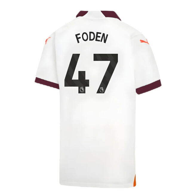 Man City Soccer Jerseys 2023-2024 Away Jersey - Kids #3