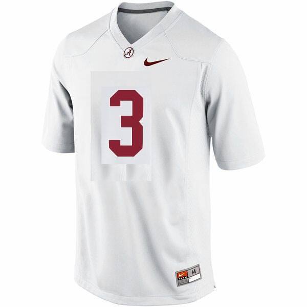 Men Alabama Crimson Tide Trent Richardson #3 Game-ready Replica