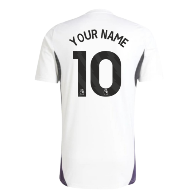 vintage 2025-2026 Man Utd Training Jersey (White) (Your Name)