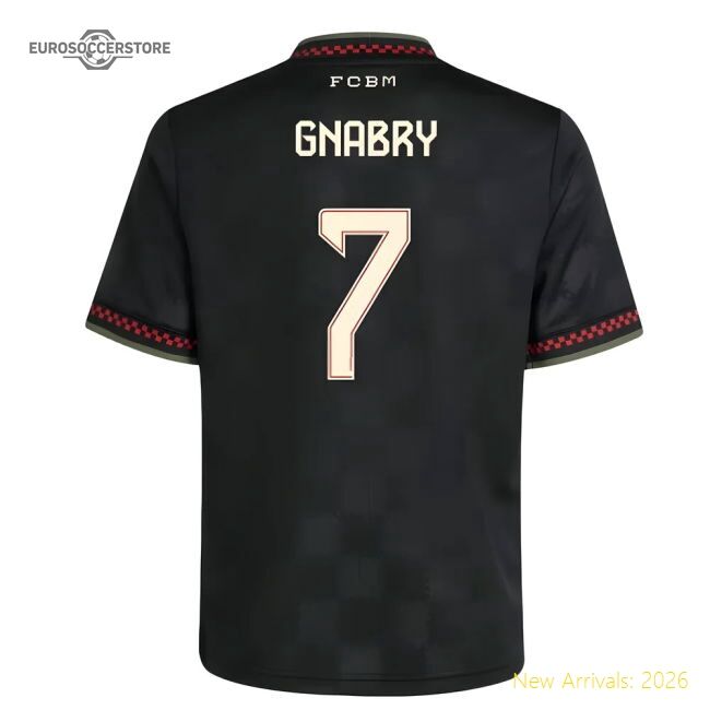 2025-2026 Bayern Munich Change Jersey (kids) (gnabry 7) - Affordable