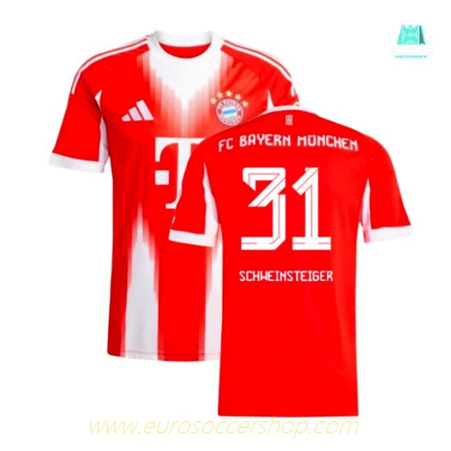 2025-2026 Bayern Munich Home Shirt (Schweinsteiger 31)