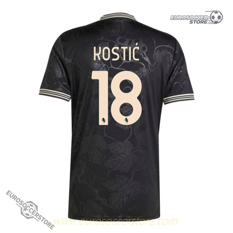 Third Jersey of Juventus for KOSTIĆ 18 during the 25-26 season