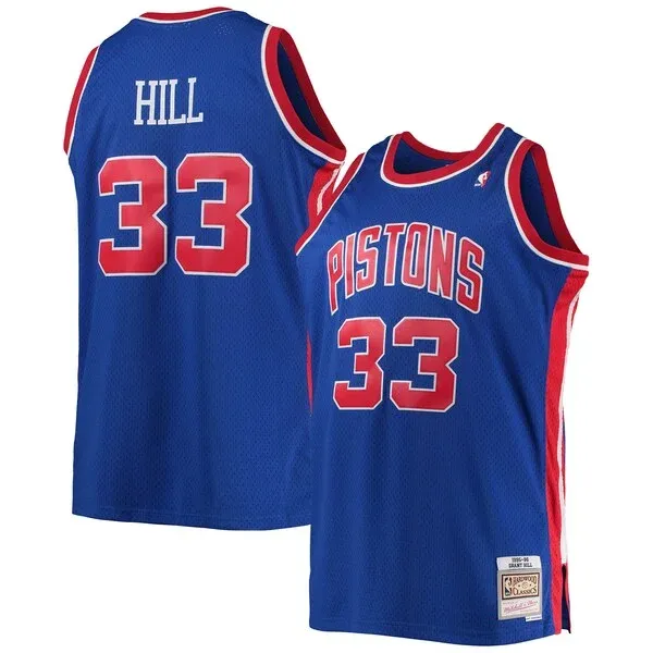Top-Grade Grant Hill DET NBA Swingman Jersey - Licensed Product