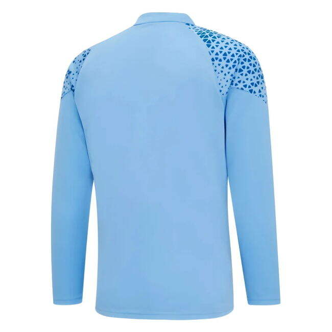 classic 2023-2024 Man City Training Half Zip Top (Light Blue)