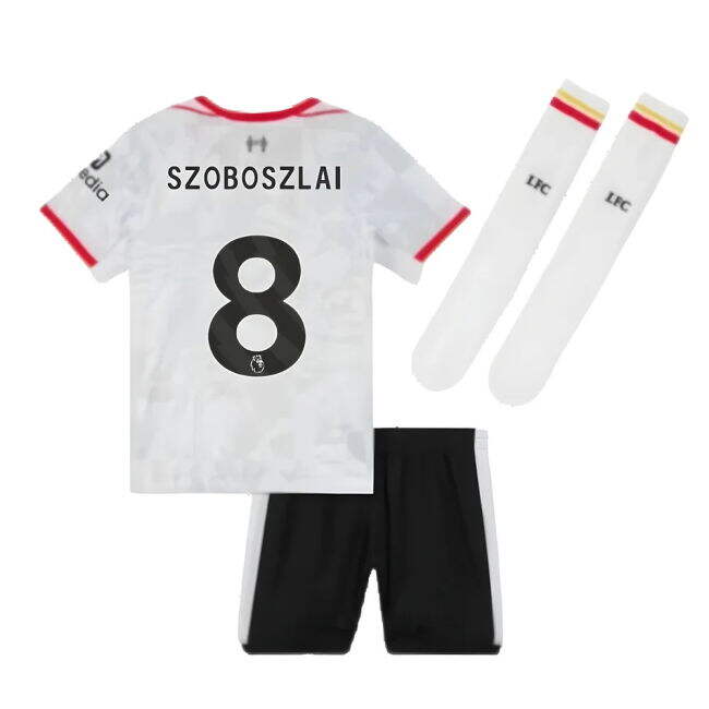 Men's 2024-2025 Liverpool Third Mini Kit (Szoboszlai 8)