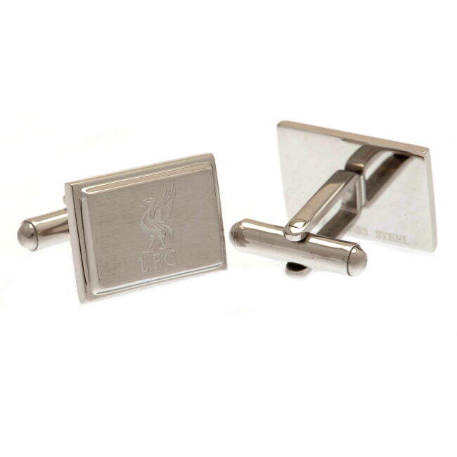 vintage Liverpool FC Stainless Steel Liverbird Cufflinks
