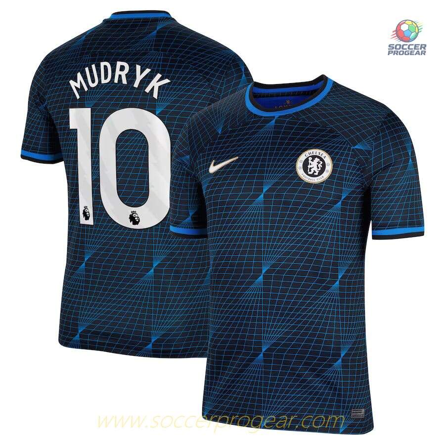 Chelsea Away Football Jersey 2023 2024 Mudryk