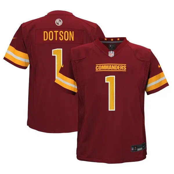 None Jahan Dotson Game Jersey - Burgundy | NFL Player Jersey