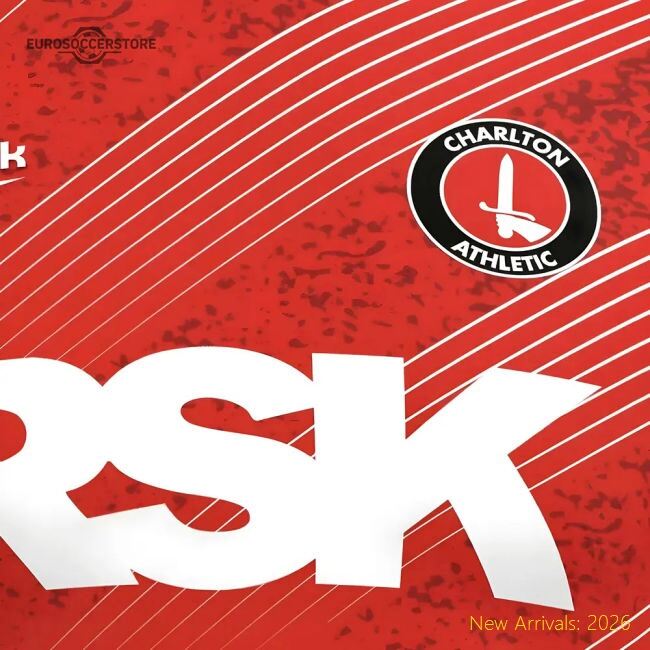 Official 2025-2026 Charlton Athletic Home Shirt - Kids - Premium