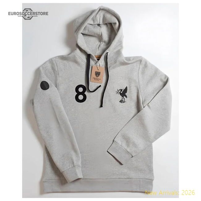 Official Liverpool Hoodie The Bird Grey - Premium Quality Football