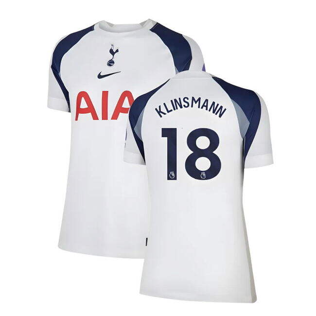 Avid Spurs Tottenham Home Shirt Womens Klinsmann #18 Superior Craf...