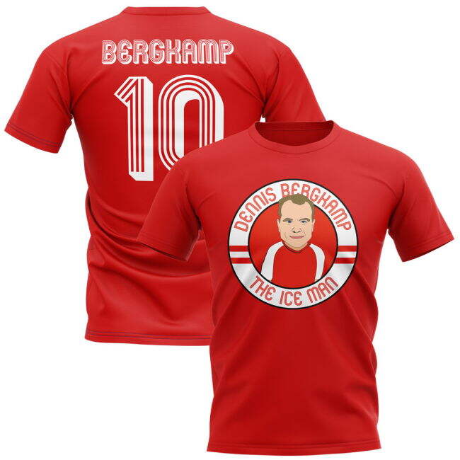 Dennis Bergkamp Arsenal Illustration official style T-Shirt