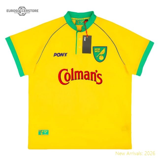 Exceptional 1997-1999 Norwich City Home Pony Reissue Shirt (your Name)