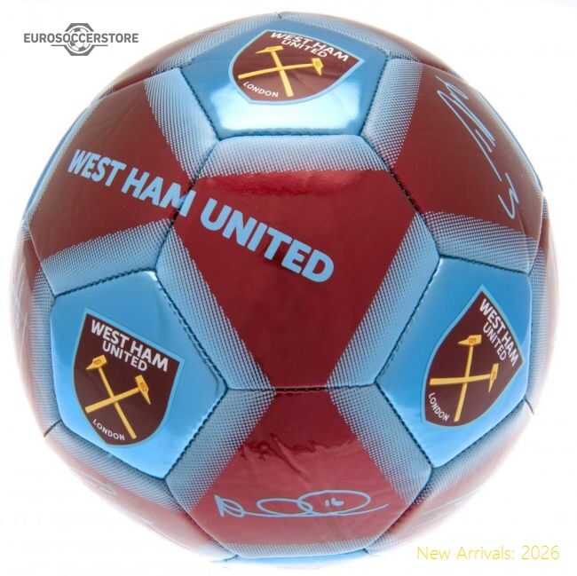 Luxury West Ham United Fc Signature Football - Authentic Design