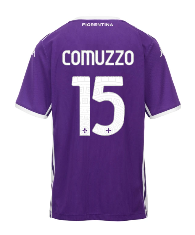 Fiorentina 25-26 Home COMUZZO 15 Football Jersey