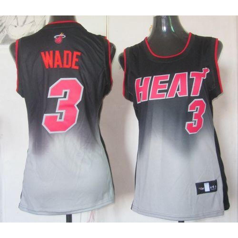 Fan Favorite Classic Men's Miami Heat #3 Dwyane Black Basketball Jersey