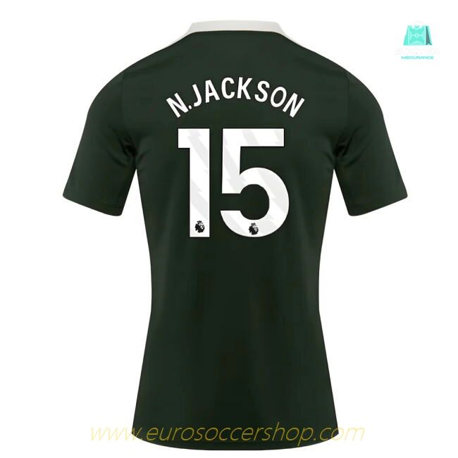 2025-2026 Chelsea Dri-Fit Strike Training Shirt (Green) (N.Jackson 15)