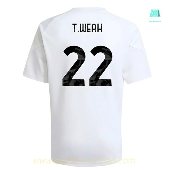 2025-2026 Juventus Training Shirt (White) - Kids (T.Weah 22)