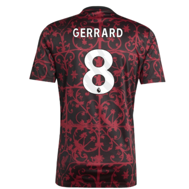 2025-2026 Liverpool Pre-Match Top (Black) (Gerrard 8)