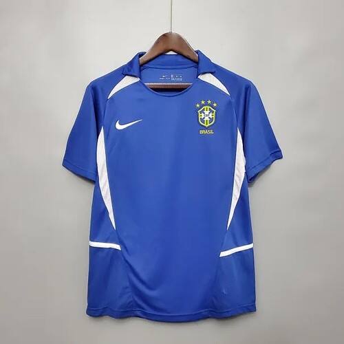 2002 Brazil Official Jersey Retro World Cup - Classic Shock