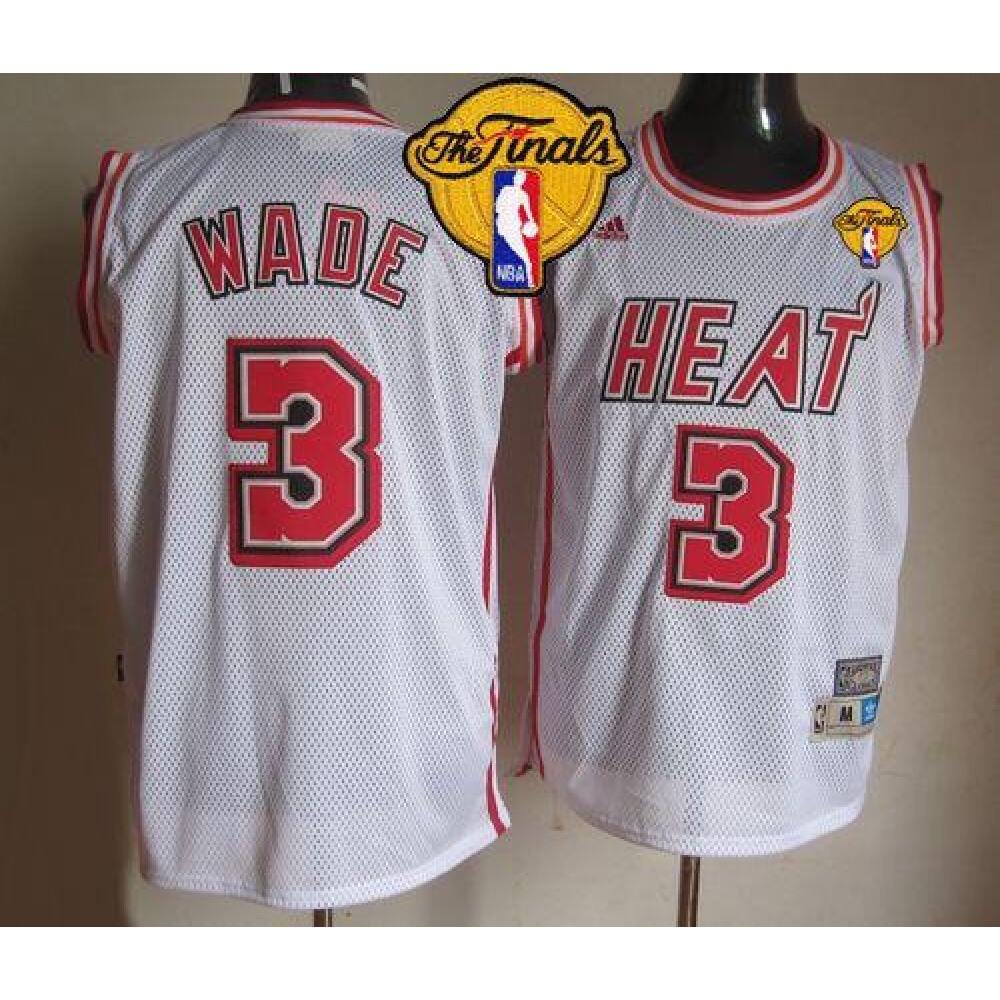 Fan Favorite Official Men's Miami Heat #3 Dwyane White Basketball Jersey