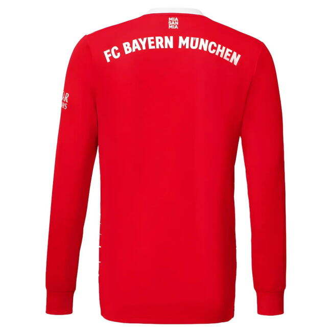 2022-2023 Bayern Munich Long Sleeve Home Shirt for (Unisex