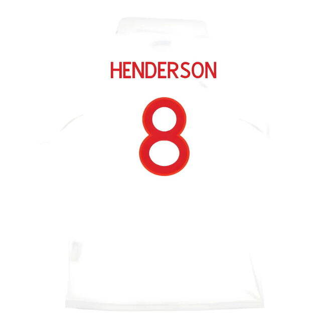 Replica Quality England Home Supporter Shirt (Adults) (HENDERSON 8)