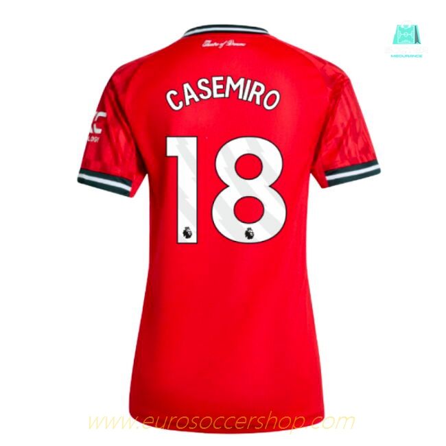 2025-2026 Man Utd Home Shirt (Womens) (Casemiro 18)