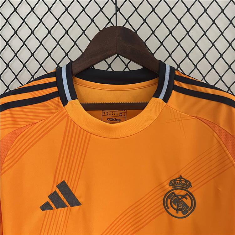 Real Madrid 2425 Away Orange Shirt - Official Replica 24611