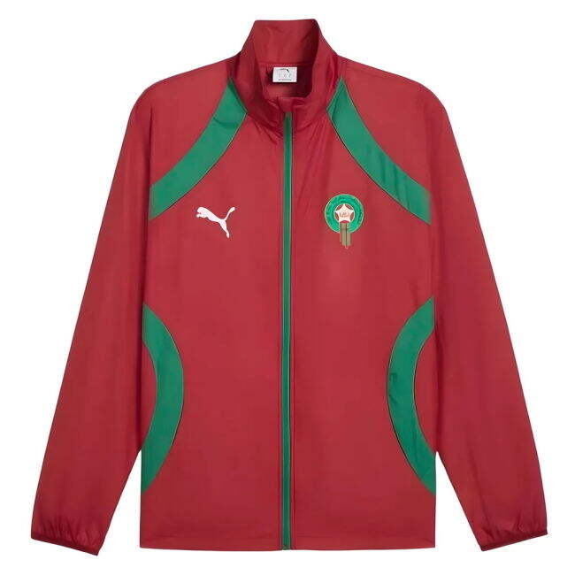 Championship 2025-2026 Morocco Pre-Match Jacket (Red)