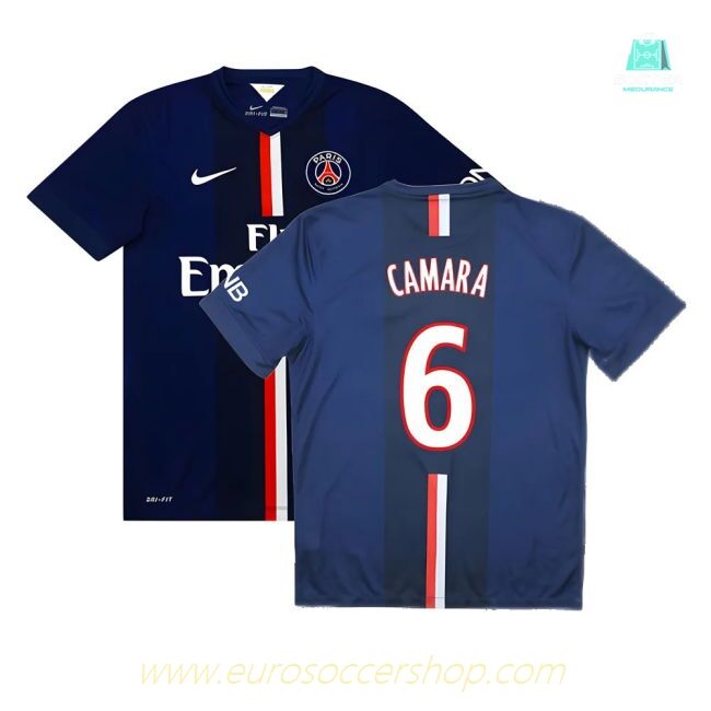 PSG 2014-15 Home Shirt ((Very Good) S) (Camara 6)
